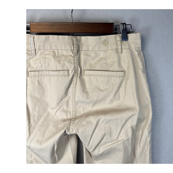 Tory Burch Women Beige Chino Pants Size 24 Cotton Blend Casual 28x27 Career Prep - Picture 10 of 11